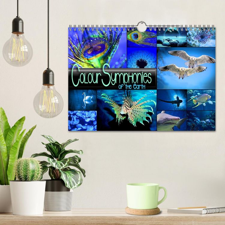 Produktbild: Colour Symphonies of the Earth (Wall Calendar 2026 DIN A4 landscape), CALVENDO 12 Month Wall Calendar