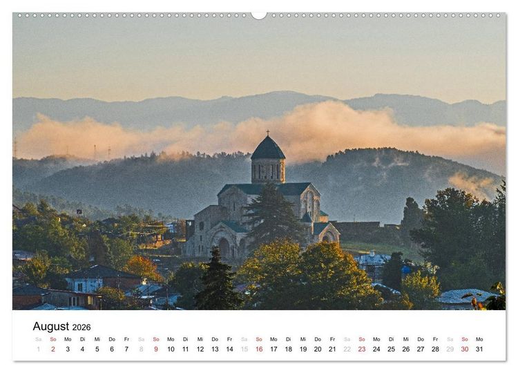 Produktbild: Eine Reise durch Georgien (Wandkalender 2026 DIN A2 quer), CALVENDO Monatskalender