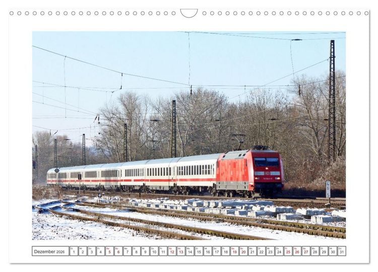 Produktbild: Die Baureihe 101 der Deutschen Bahn (Wandkalender 2026 DIN A3 quer), CALVENDO Monatskalender