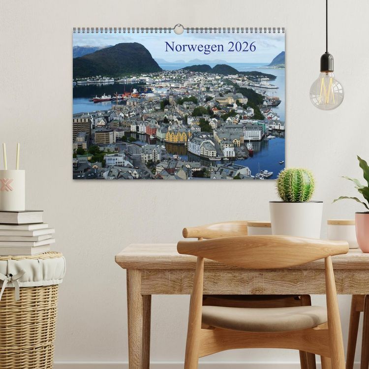 Produktbild: Norwegen 2026 (Wandkalender 2026 DIN A3 quer), CALVENDO Monatskalender
