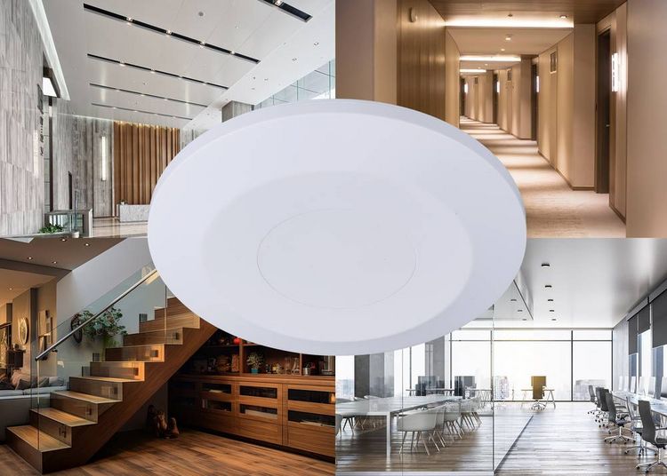 Produktbild: Sygonix SY-6683270 Decke, Aufputz Pr&auml;senzmelder 360&deg; Relais Wei&szlig;