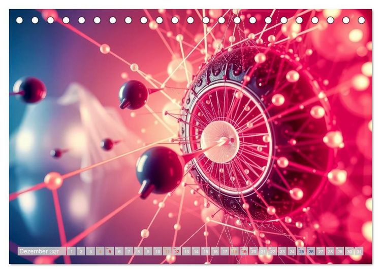 Produktbild: Quantenmechanik von Bits zu Qubits (Tischkalender 2027 DIN A5 quer), CALVENDO Monatskalender