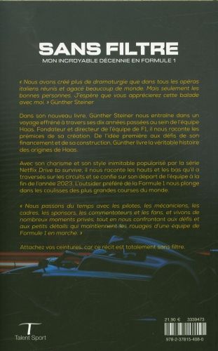 Produktbild: Sans filtre : mon incroyable d&eacute;cennie en Formule 1