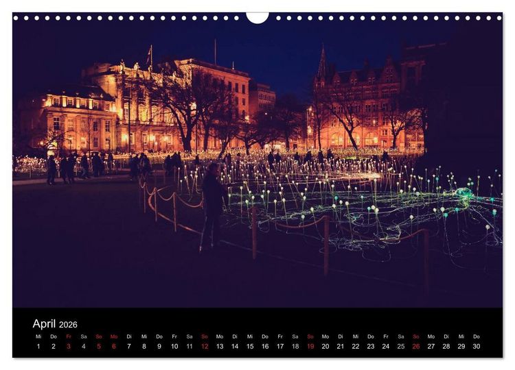Produktbild: EDINBURGH. Blick. Licht. Wetter. (Wandkalender 2026 DIN A3 quer), CALVENDO Monatskalender