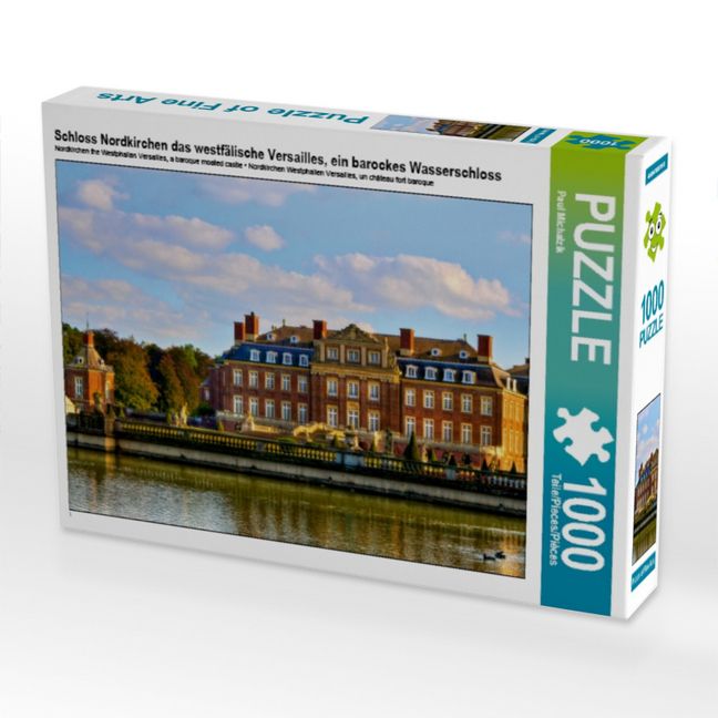 Produktbild: CALVENDO Puzzle Schloss Nordkirchen das westf&auml;lische Versailles, ein barockes Wasserschloss | 1000 Teile Lege-Gr&ouml;&szlig;e 64x48cm Foto-Puzzle f&uuml;r gl&uuml;ckliche Stunden