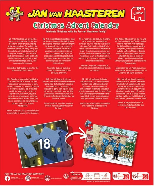 Produktbild: Jan van Haasteren - Advent Calendar 2026 - Puzzle