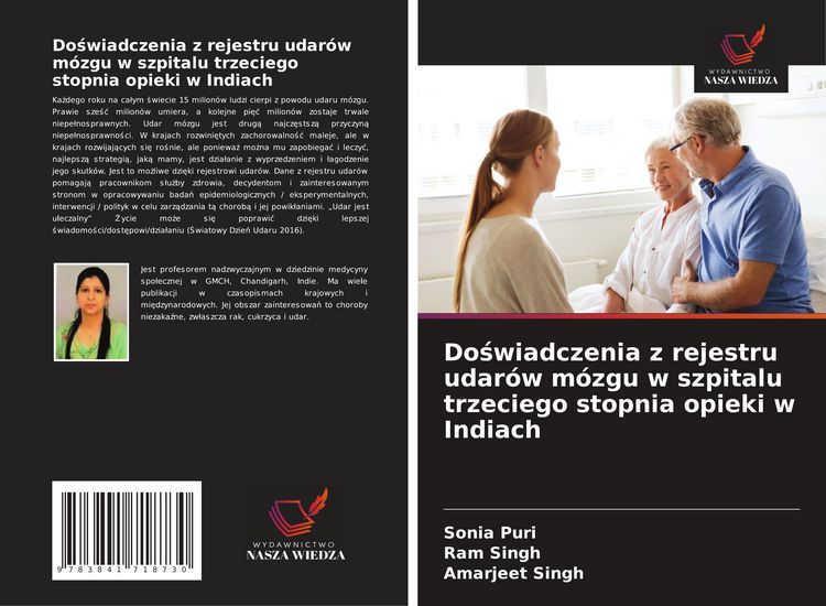 Produktbild: Do&iquest;wiadczenia z rejestru udar&oacute;w m&oacute;zgu w szpitalu trzeciego stopnia opieki w Indiach