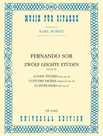 Produktbild: Sor, F: 12 leichte Et&uuml;den
