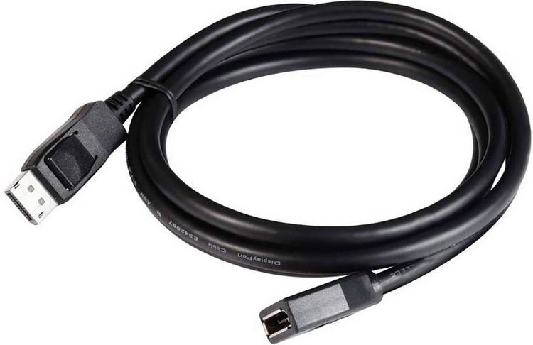 Produktbild: club3D DisplayPort Verl&auml;ngerungskabel DisplayPort Stecker, DisplayPort Buchse 2.00 m Schwarz CAC-1022 DisplayPort-Kabel