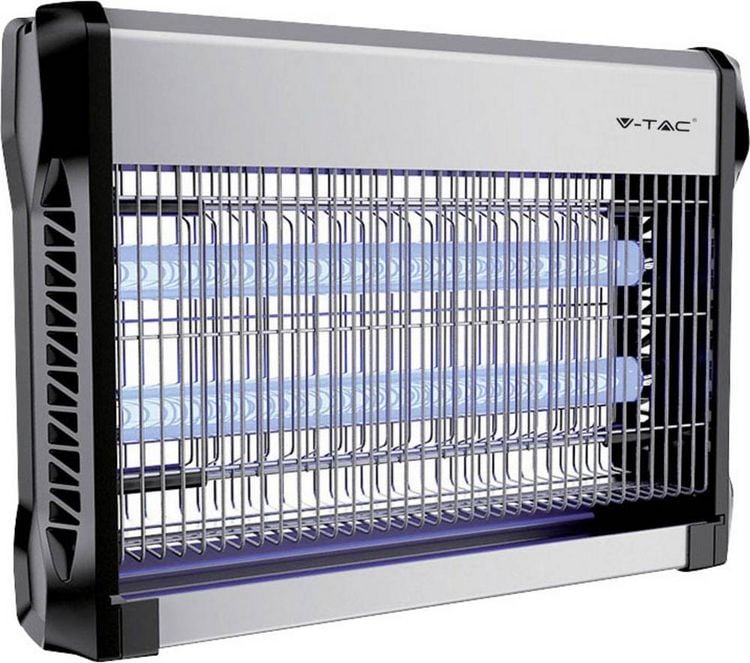 Produktbild: V-TAC VT-3220 11180 UV-Insektenf&auml;nger UV-Licht 20 W (B x H x T) 397 x 280 x 93.5 mm Schwarz, Grau 1 St.