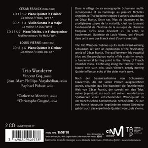 Produktbild: C'sar Franck: Violin Sonata,Piano Trio No.1 & Pia