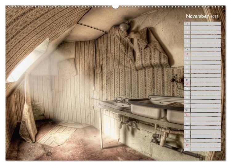 Produktbild: Lost Places - verlassene Orte (Wandkalender 2026 DIN A2 quer), CALVENDO Monatskalender