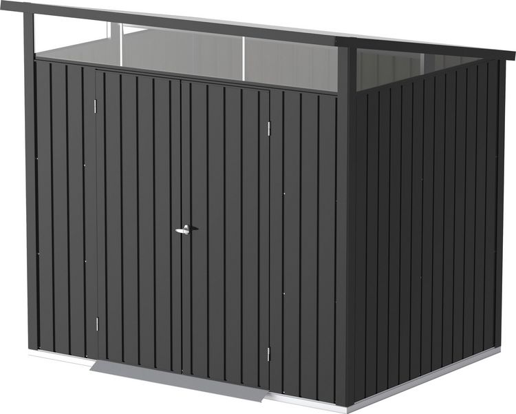 Produktbild: Metall Ger&auml;tehaus 249x231 Gartenhaus Fl&uuml;gelt&uuml;r