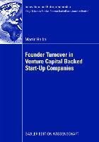 Produktbild: Founder Turnover in Venture Capital Backed Start-Up Companies
