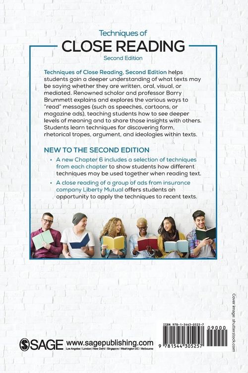 Produktbild: Techniques of Close Reading