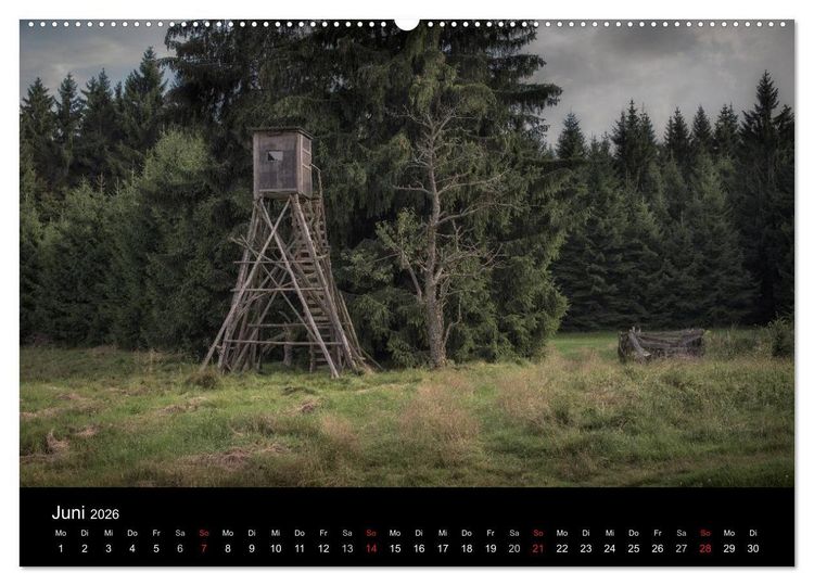 Produktbild: Kanzelkalender 2026 (Wandkalender 2026 DIN A2 quer), CALVENDO Monatskalender