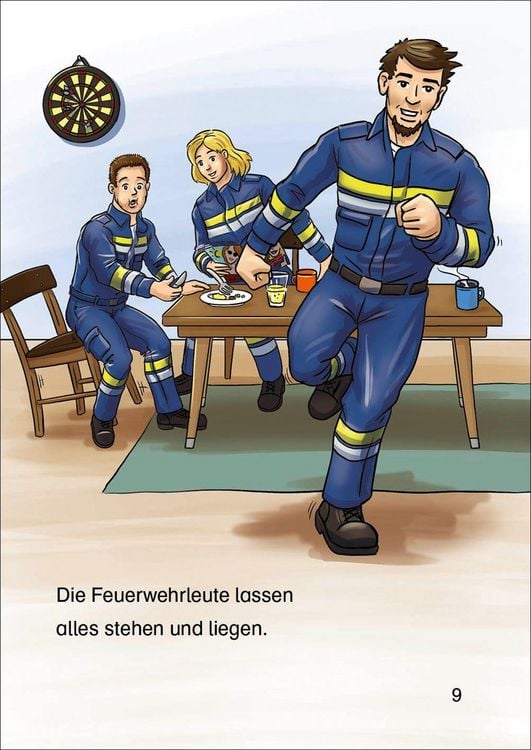Produktbild: Lesel&ouml;wen 1. Klasse - Achtung, Feuerwehr im Einsatz!