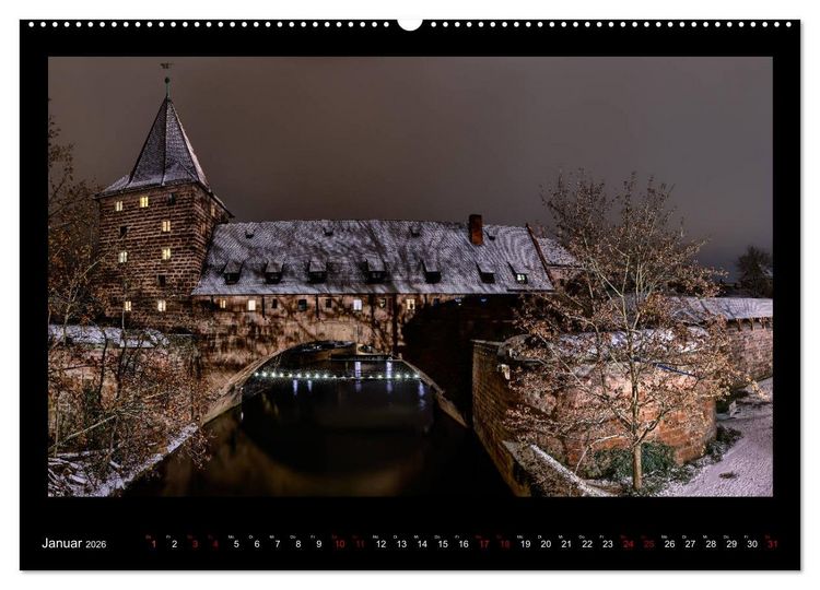 Produktbild: Historisches N&uuml;rnberg (Wandkalender 2026 DIN A2 quer), CALVENDO Monatskalender