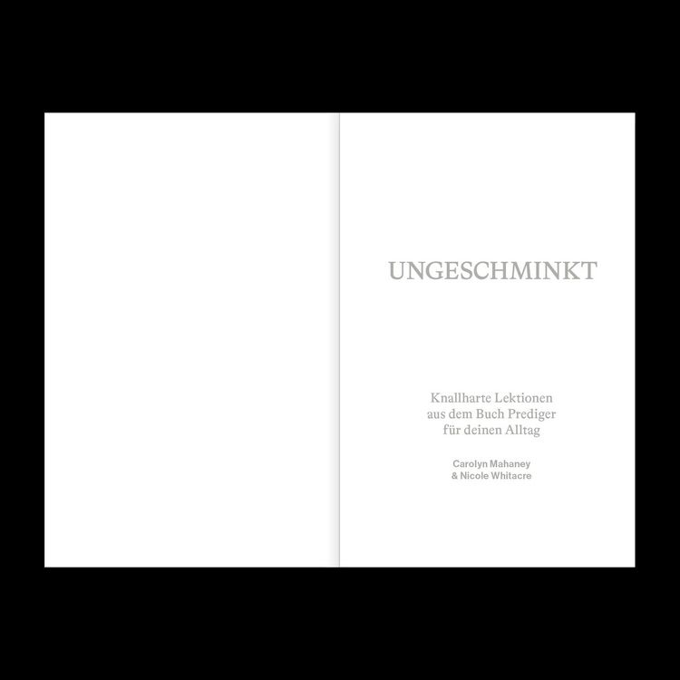 Produktbild: Ungeschminkt