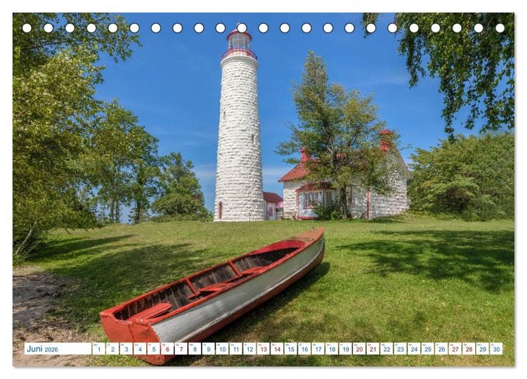 Produktbild: Ontario Kanada, Lake Huron und Georgian Bay (Tischkalender 2026 DIN A5 quer), CALVENDO Monatskalender
