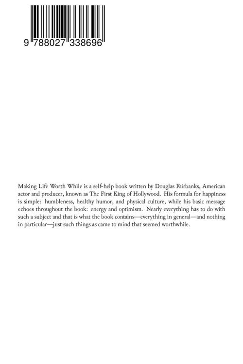 Produktbild: Making Life Worth While