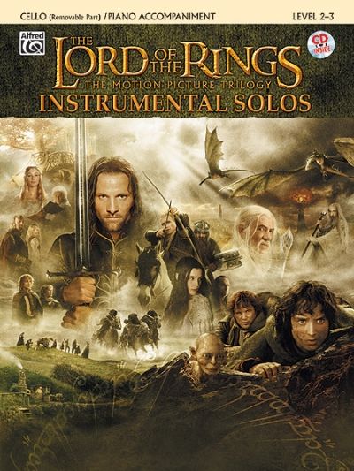 Produktbild: The Lord of the Rings Instrumental Solos for Strings: Cello (with Piano Accompaniment)