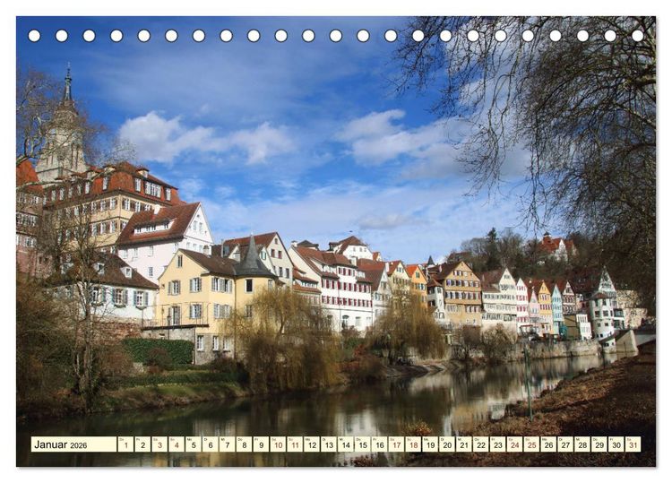Produktbild: Sehenswertes im Schwaben-Land (Tischkalender 2026 DIN A5 quer), CALVENDO Monatskalender