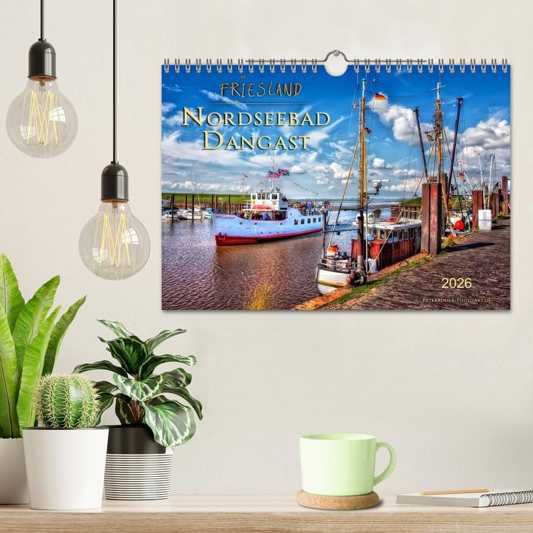 Produktbild: Friesland - Nordseebad Dangast (Wandkalender 2026 DIN A4 quer), CALVENDO Monatskalender