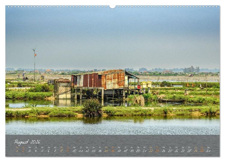 Produktbild: Vietnam von Hanoi bis Phu Quoc Menschen, Landschaften und St&auml;dte (hochwertiger Premium Wandkalender 2026 DIN A2 quer), Kunstdruck in Hochglanz