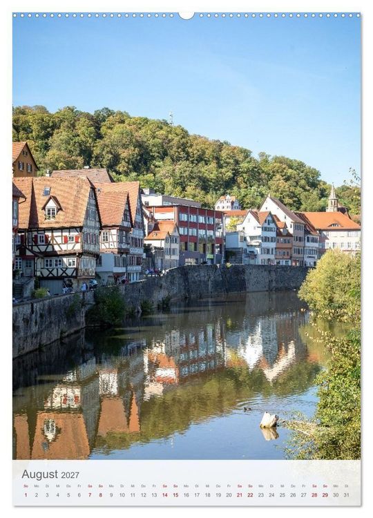 Produktbild: Schw&auml;bisch Hall am Kocher (Wandkalender 2027 DIN A2 hoch), CALVENDO Monatskalender
