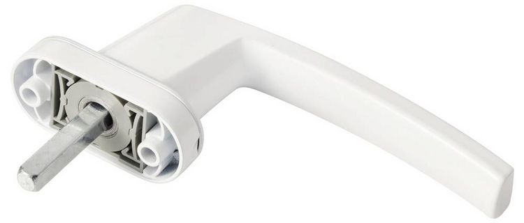 Produktbild: Sygonix SY-7065784 Fenstergriff abschlie&szlig;bar Wei&szlig;