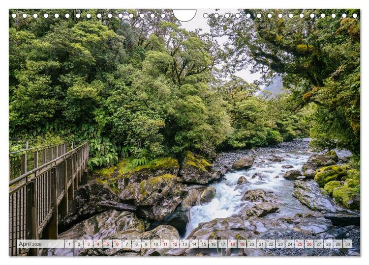 Produktbild: Neuseeland - Landschaftstr&auml;ume (Wandkalender 2026 DIN A4 quer), CALVENDO Monatskalender