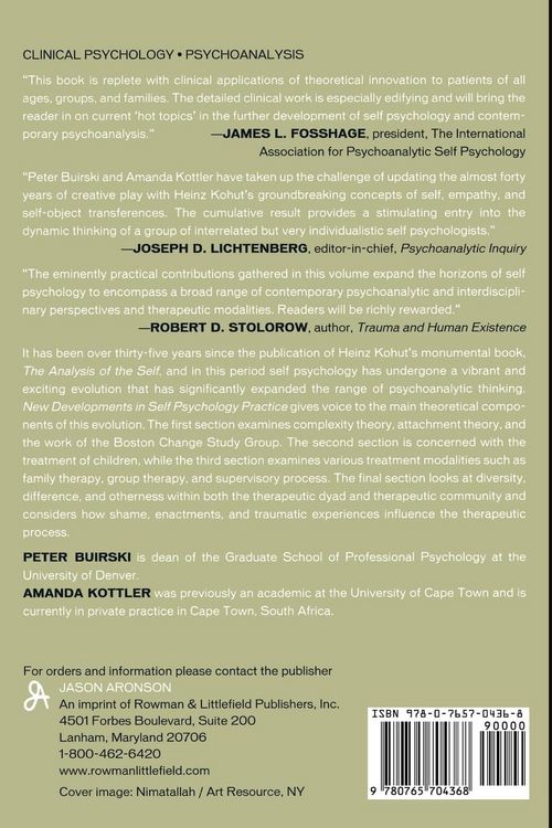Produktbild: New Developments in Self Psychology Practice