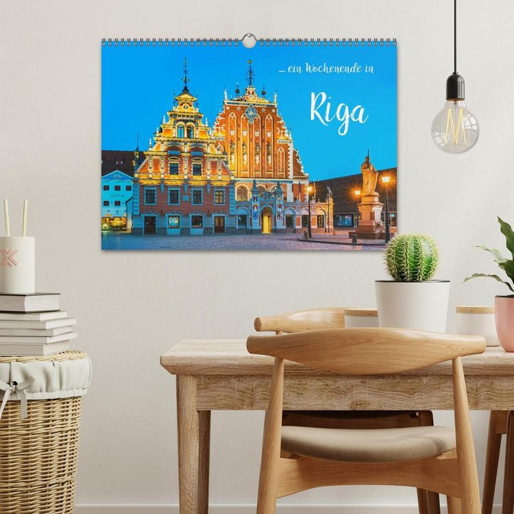 Produktbild: Ein Wochenende in Riga (Wandkalender 2026 DIN A3 quer), CALVENDO Monatskalender