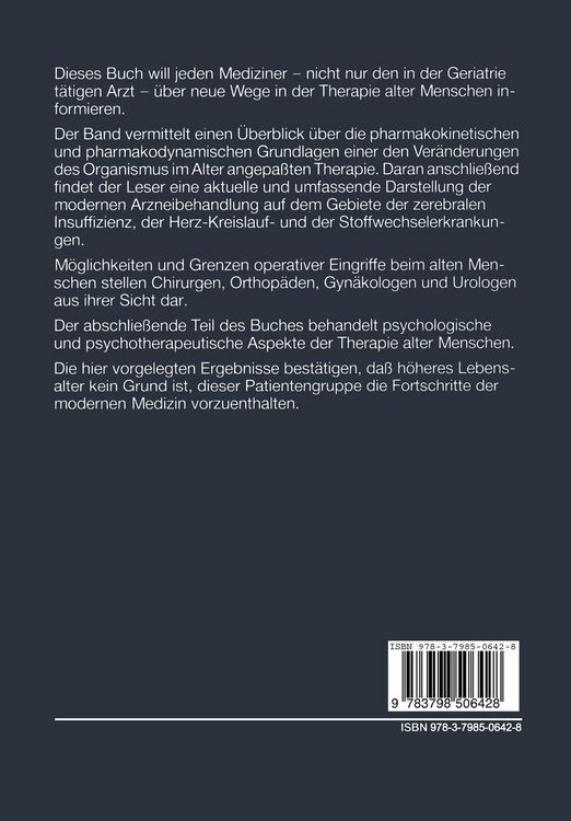 Produktbild: Therapie im Alter