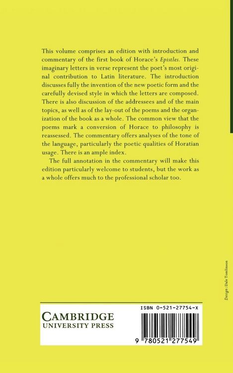 Produktbild: Epistles Book I