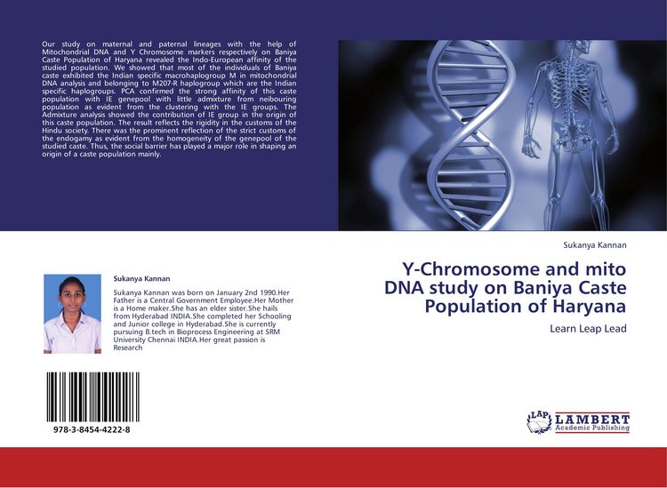 Produktbild: Y-Chromosome and mito DNA study on Baniya Caste Population of Haryana