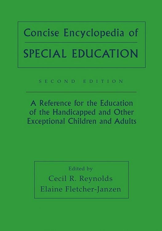 Produktbild: Concise Encyclopedia of Special Education