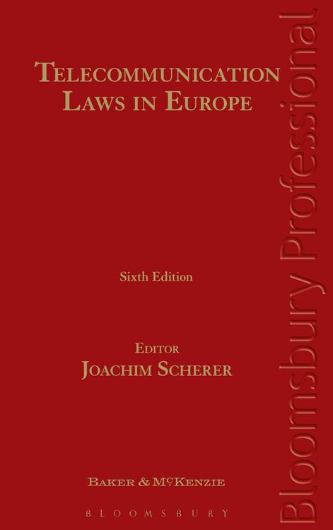 Produktbild: Scherer, J: Telecommunication Laws in Europe