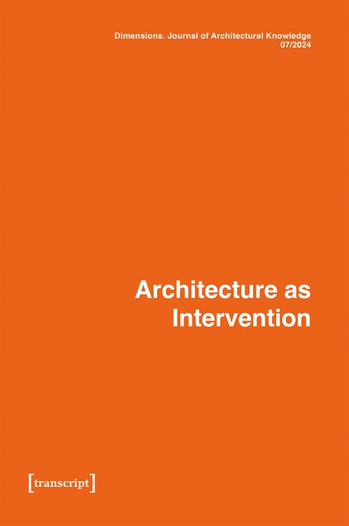 Produktbild: Dimensions. Journal of Architectural Knowledge