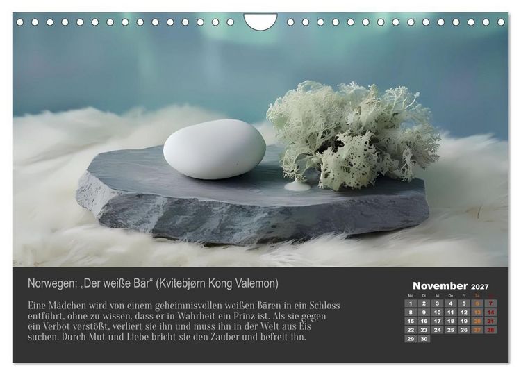 Produktbild: 12 M&auml;rchen unserer Welt (Wandkalender 2027 DIN A4 quer), CALVENDO Monatskalender