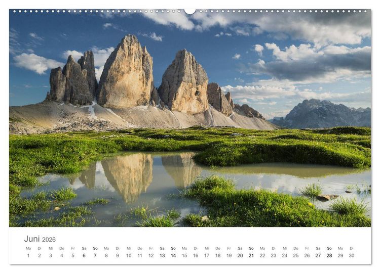 Produktbild: Die Sch&ouml;nheit der Alpen (hochwertiger Premium Wandkalender 2026 DIN A2 quer), Kunstdruck in Hochglanz