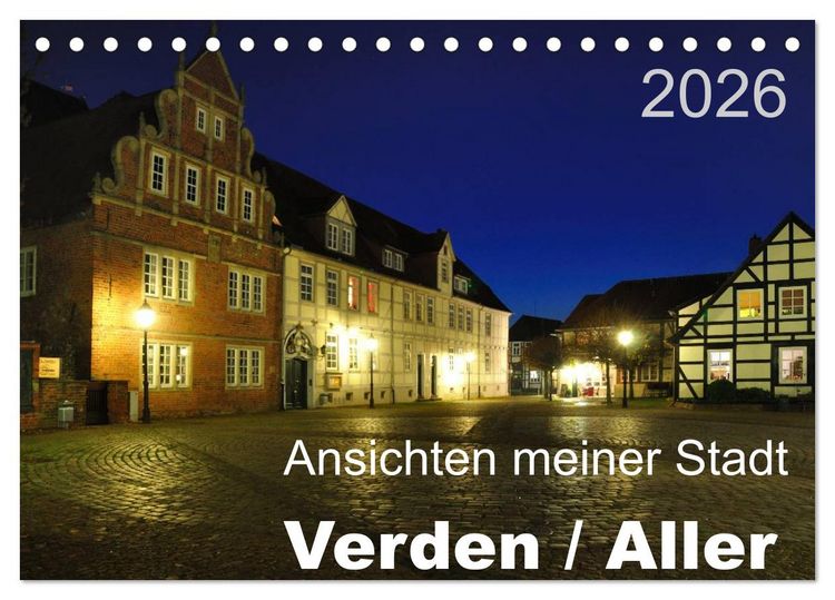 Produktbild: Ansichten meiner Stadt - Verden / Aller (Tischkalender 2026 DIN A5 quer), CALVENDO Monatskalender