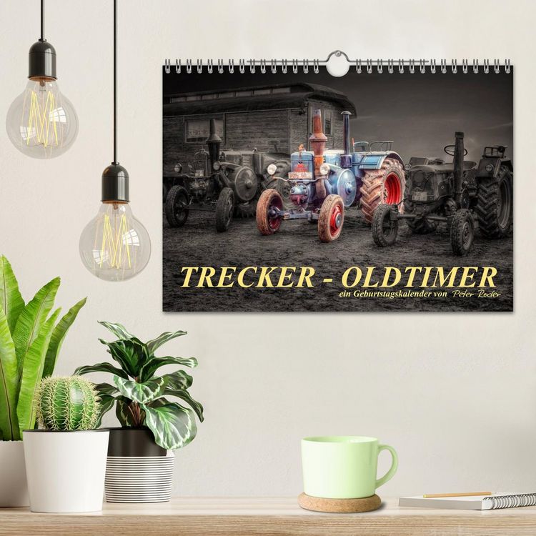 Produktbild: Trecker - Oldtimer / Geburtstagskalender (Wandkalender 2026 DIN A4 quer), CALVENDO Monatskalender