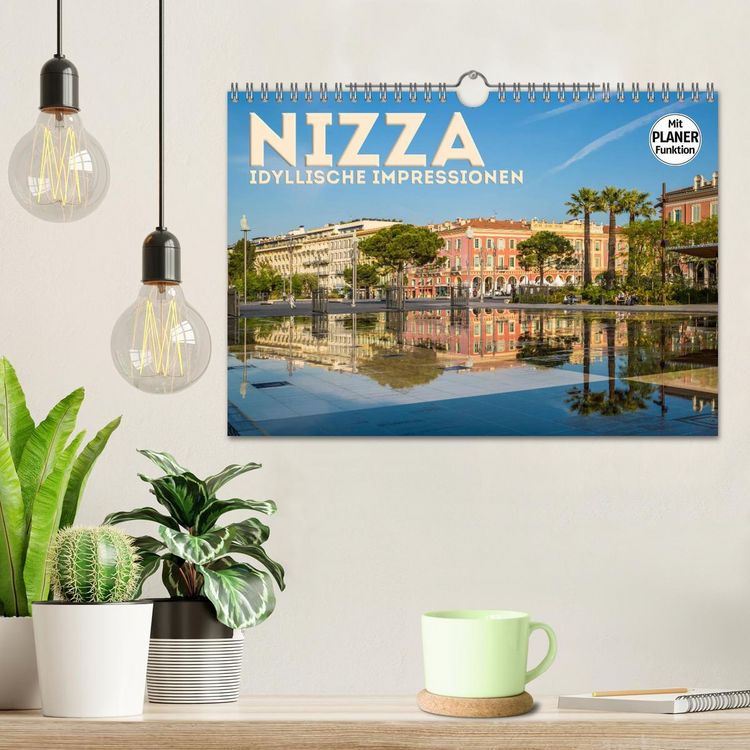 Produktbild: NIZZA Idyllische Impressionen (Wandkalender 2026 DIN A4 quer), CALVENDO Monatskalender