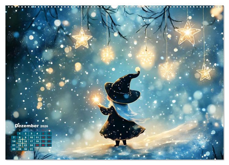 Produktbild: Zauber zur Mitternacht (Wandkalender 2026 DIN A2 quer), CALVENDO Monatskalender