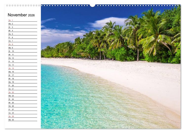 Produktbild: Traumstr&auml;nde in der Karibik (hochwertiger Premium Wandkalender 2026 DIN A2 quer), Kunstdruck in Hochglanz