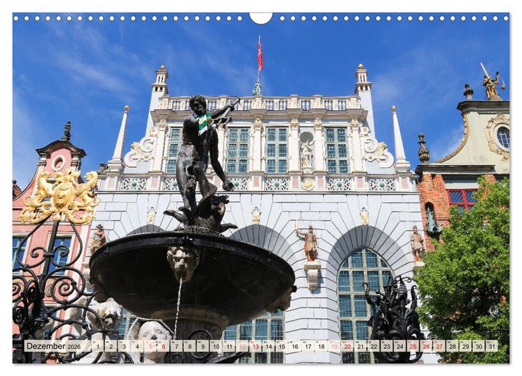 Produktbild: Danzig - Eine Perle Polens (Wandkalender 2026 DIN A3 quer), CALVENDO Monatskalender