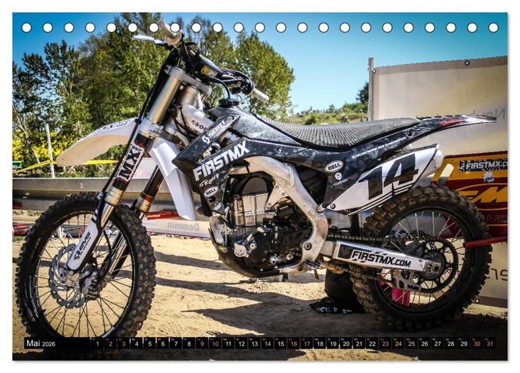 Produktbild: MX-Racing (Tischkalender 2026 DIN A5 quer), CALVENDO Monatskalender