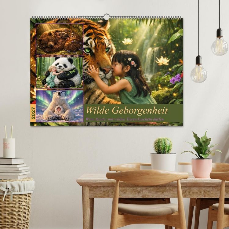 Produktbild: Wilde Geborgenheit (Wandkalender 2027 DIN A2 quer), CALVENDO Monatskalender